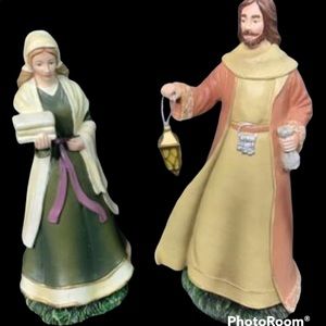 Thomas Kinkade 2009 “Welcoming Host” & “Dedicated Hostess”, Hawthorne Village